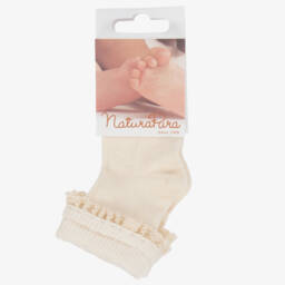 NaturaPura-Baby Ivory Organic Socks | Childrensalon