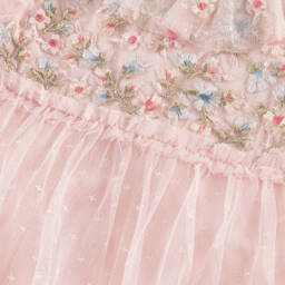 Needle & Thread-Baby Girls Pale Pink Embroidered Antoinettes Floral Dress | Childrensalon