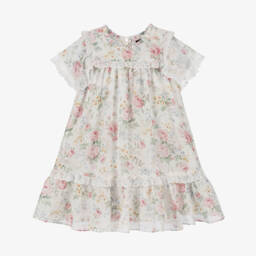 Needle & Thread-Girls Ivory Pompadour Garden Dress | Childrensalon