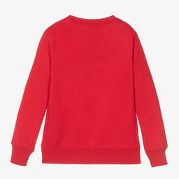 Nike-Boys Red Cotton Sweatshirt | Childrensalon