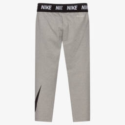 Nike-Girls Grey Dri Fit Leggings | Childrensalon