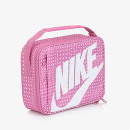 Nike-Girls Pink Lunch Bag with Swoosh Logos (26cm) | Childrensalon