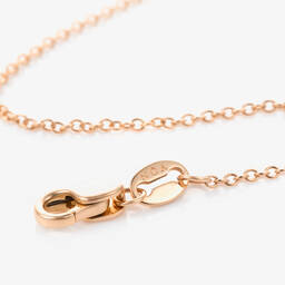 NOA Mini- شكل فيل ذهب وردي عيار 18 قيراط ومزين بألماس | Childrensalon