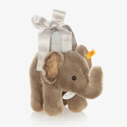 NOA Mini-18kt Rose Gold Diamond Elephant Necklace (38cm) | Childrensalon