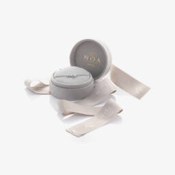 NOA Mini-سوار أطفال رضع ذهب 18 قيراط لون أبيض | Childrensalon