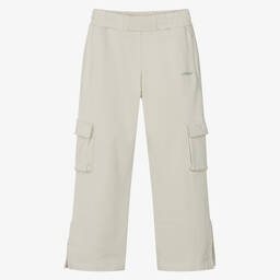 cargo girls grey tracksuit bottoms
