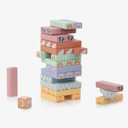 Orange Tree Toys-لعبة برج الحيوانات الخشبية | Childrensalon
