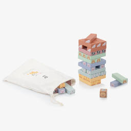 Orange Tree Toys-لعبة برج الحيوانات الخشبية | Childrensalon