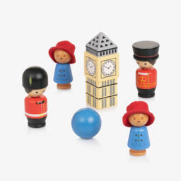 Orange Tree Toys-Paddington in London Wooden Skittles (13cm) | Childrensalon