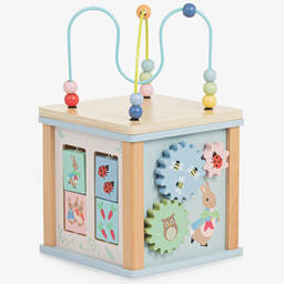 Orange Tree Toys-Peter Rabbit Wooden Activity Cube | Childrensalon