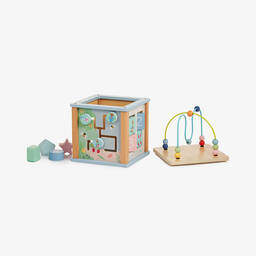 Orange Tree Toys-Peter Rabbit Wooden Activity Cube | Childrensalon