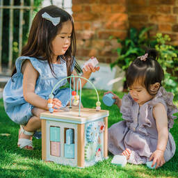 Orange Tree Toys-Peter Rabbit Wooden Activity Cube | Childrensalon