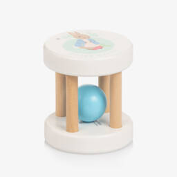 Orange Tree Toys-خشخيشة خشبية بطبعة الأرنب بيتر | Childrensalon