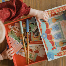 Orange Tree Toys-Wooden Table Top Theatre Toy (30cm) | Childrensalon