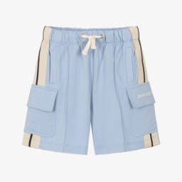 شورت كارغو ميلانو جيرسي لون أزرق للأولاد