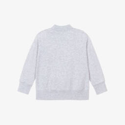 Palm Angels-Свитшот серого из меланжевого хлопка с логотипом для мальчиков | Childrensalon