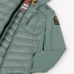 Parajumpers-Куртка-пуховик Nolan с капюшоном серая для мальчиков | Childrensalon