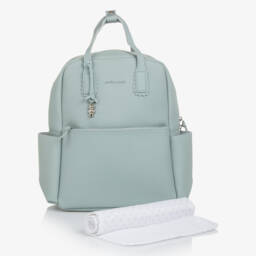 Pasito a Pasito-Пеленания рюкзак зеленый из искусственной кожи (38см) | Childrensalon