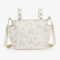 Pasito a Pasito-Ivory Forest Animal Changing Bag (38cm) | Childrensalon