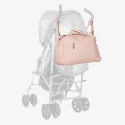 Pasito a Pasito-حقيبة تغيير جلد صناعي لون زهري فاتح (41 سم) | Childrensalon