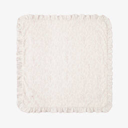 Baby Girls Ivory & Pink Wildflower Print Blanket (78cm)