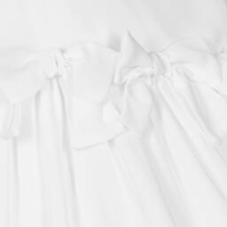 Patachou-Girls White Chiffon Dress | Childrensalon