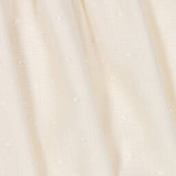 PAZ Rodríguez-Baby Girls Ivory Plumeti Cotton Dress | Childrensalon