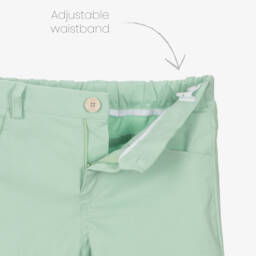 PAZ Rodríguez-Boys Orange & Green Check Shorts Set | Childrensalon