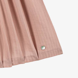 PAZ Rodríguez-Girls Pink Cotton Ruffle Dress | Childrensalon