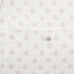 PAZ Rodríguez-Ivory Cotton Floral Weekend Changing Bag (40cm) | Childrensalon