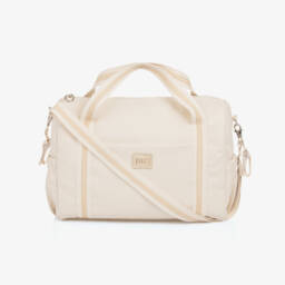 PAZ Rodríguez-Ivory Faux Leather Changing Bag (35cm) | Childrensalon