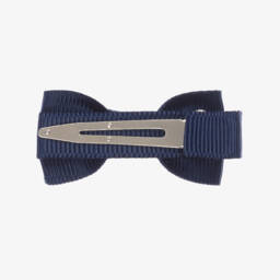 Peach Ribbons-Синяя заколка-бантик для волос (5см) | Childrensalon