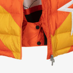 Perfect Moment-Yellow & Orange Down Padded Ski Jacket | Childrensalon