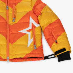 Perfect Moment-Yellow & Orange Down Padded Ski Jacket | Childrensalon