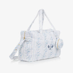 Peter Rabbit™ by Childrensalon-شنطة تغيير الحفاضات قطن وكتان لون أزرق فاتح (42 سم) | Childrensalon