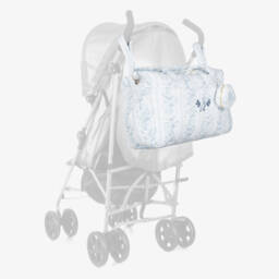 Peter Rabbit™ by Childrensalon-شنطة تغيير الحفاضات قطن وكتان لون أزرق فاتح (42 سم) | Childrensalon