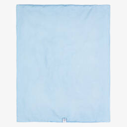 Peter Rabbit™ by Childrensalon-Blue Padded Linen & Cotton Blanket (95cm) | Childrensalon