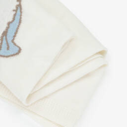Peter Rabbit™ by Childrensalon-Ivory Merino Wool Blanket with Cashmere (102cm) | Childrensalon