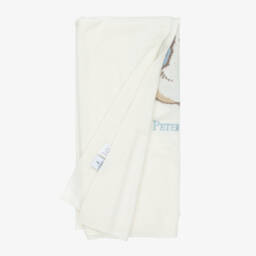 Peter Rabbit™ by Childrensalon-Ivory Merino Wool Blanket with Cashmere (102cm) | Childrensalon
