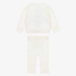 Peter Rabbit™ by Childrensalon-Ivory Merino Wool Knit Trouser Set with Cashmere | Childrensalon