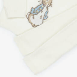 Peter Rabbit™ by Childrensalon-Ivory Merino Wool Knit Trouser Set with Cashmere | Childrensalon