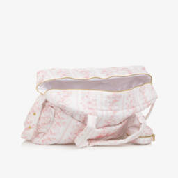 Peter Rabbit™ by Childrensalon-Pink Linen-Blend Weekend Changing Bag & Outfit Gift Set (42cm) | Childrensalon