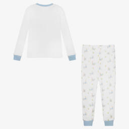 Peter Rabbit™ by Childrensalon-Бело-голубая пижама из хлопка | Childrensalon