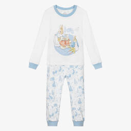 Peter Rabbit™ by Childrensalon-White & Blue Peter Rabbit Pyjamas Hamper | Childrensalon