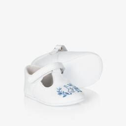 Peter Rabbit™ by Childrensalon-Ivory Cotton Baby Shortie Set with Beige Embroidery | Childrensalon