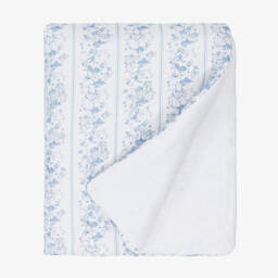 Peter Rabbit™ by Childrensalon-White Padded Linen & Cotton Blanket (97cm) | Childrensalon
