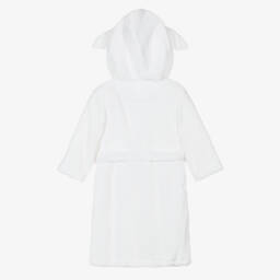 Peter Rabbit™ by Childrensalon-White Plush Fleece Dressing Gown | Childrensalon