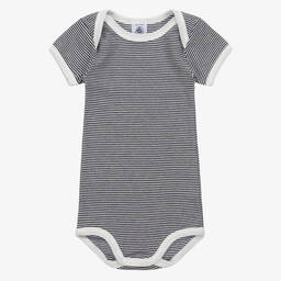Petit Bateau-Blue Cotton Bodyvests (3 Pack) | Childrensalon