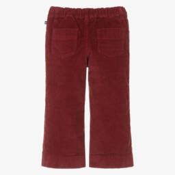 Petit Bateau-Брюки красные из хлопкового вельвета для девочек | Childrensalon