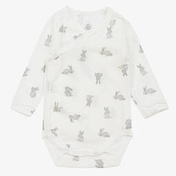 Petit Bateau-تبان قطن جيرسي لون أبيض للأطفال (عدد 3) | Childrensalon